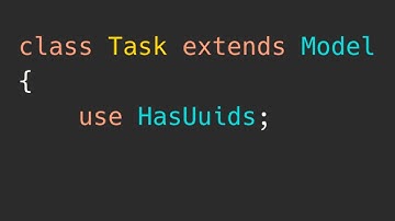 New in Laravel 9.30: UUIDs as Primary Keys with a Trait