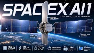 Elon Musk Reveals Massive AI1 Satellite: 70-m Solar Wings & 150kW AI Power in Space