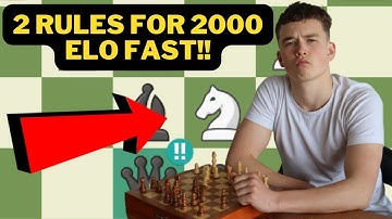 2 Simple Chess Rules To Reach 2000 elo Rating Fast