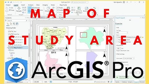 How to Produce Study Area Map using ArcGIS Pro