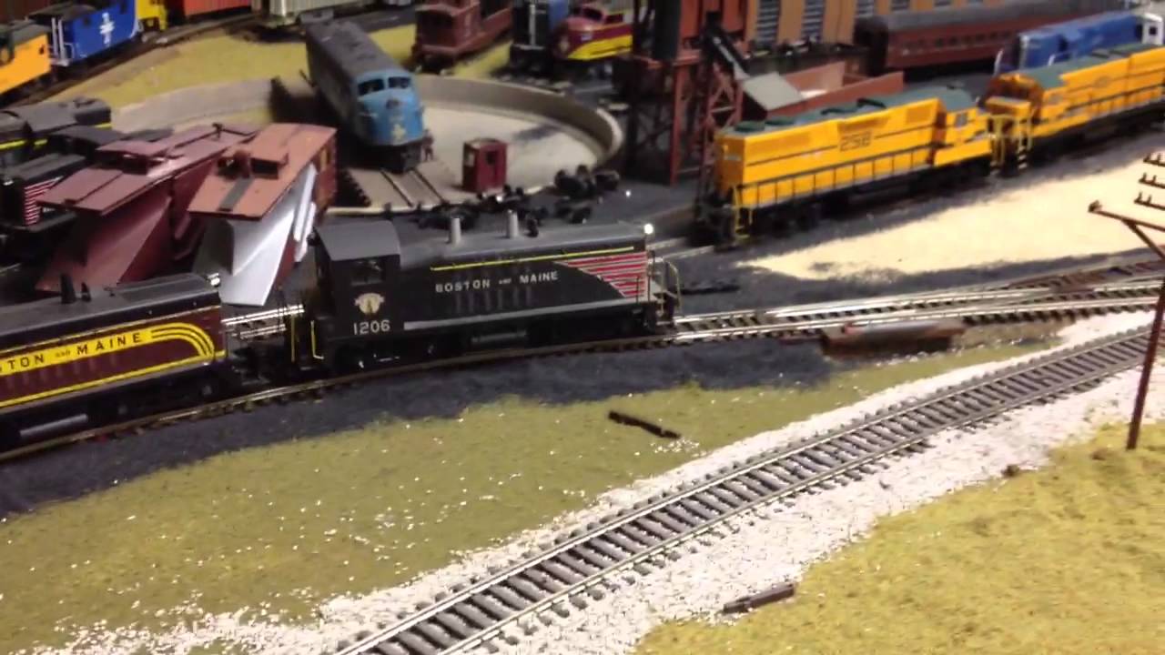 Boston and Maine yard switcher YouTube