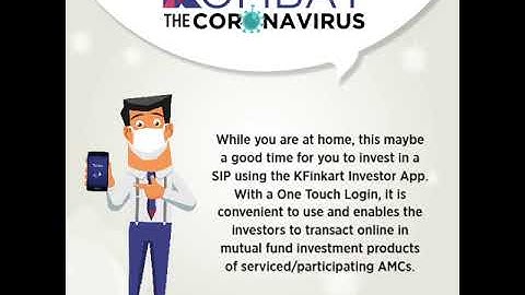 One Touch Login of #KFinkart Investor App