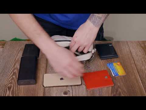 Вечірня жіноча сумка на ланцюжці із натуральної шкіри Vintage 22380 Біла, видео 1