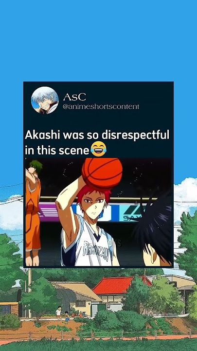 Akashi was so disrespectful in this scene😂 #shorts