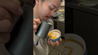 Latte Art  Mawar By Ilham  Tata Vlog