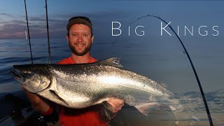 Big King Smashes Meat Rig + Tournament Footage (Great Lakes Salmon Fishing)
