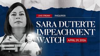  House Conducts Final Impeachment Hearing Vs Vp Sara Duterte  April 29