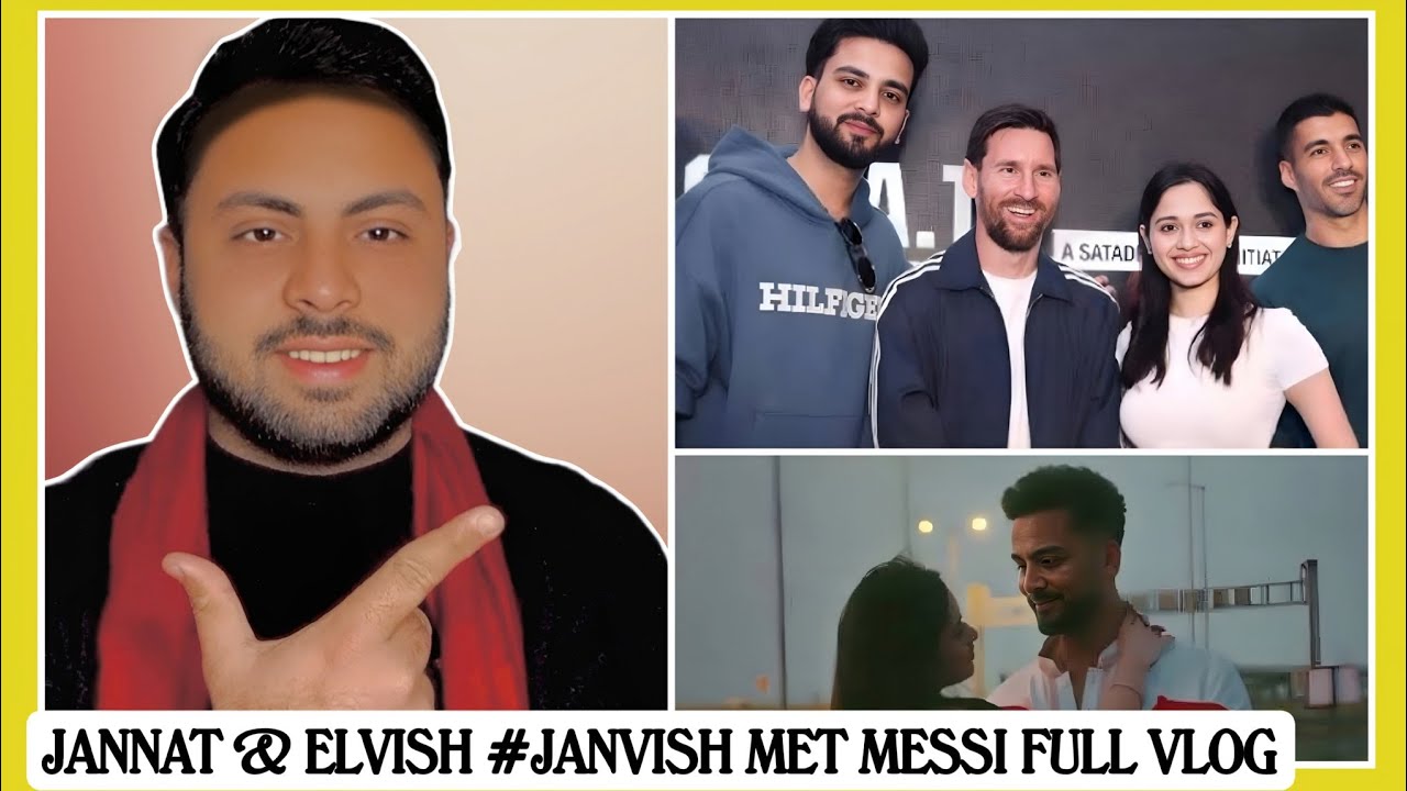 JANNAT & ELVISH MET MESSI | PAKISTANI REACTION ON 