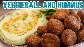 Somekind of a Falafel & Hummus Combo  MUST Try Refika EATBALL & BASIL HUMMUS! New Years Recipe☃