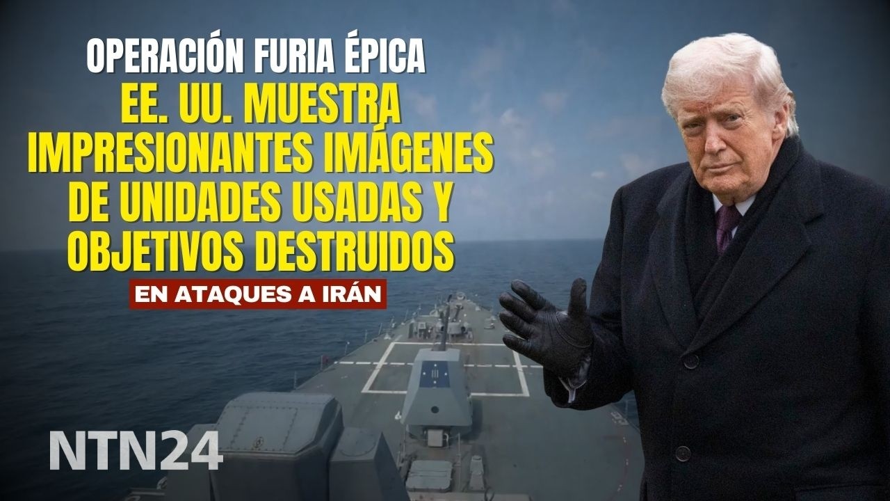 EE. UU. muestra impresionantes imágenes de unidades usadas y objetivos destruidos en ataques a Irán