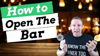 Bartender Training - How to Open & Set-Up the Bar screenshot 5