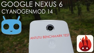 Google Nexus 6 - CyanogenMod 14 (Android 7.0 Nougat) - AnTuTu Benchmark Test