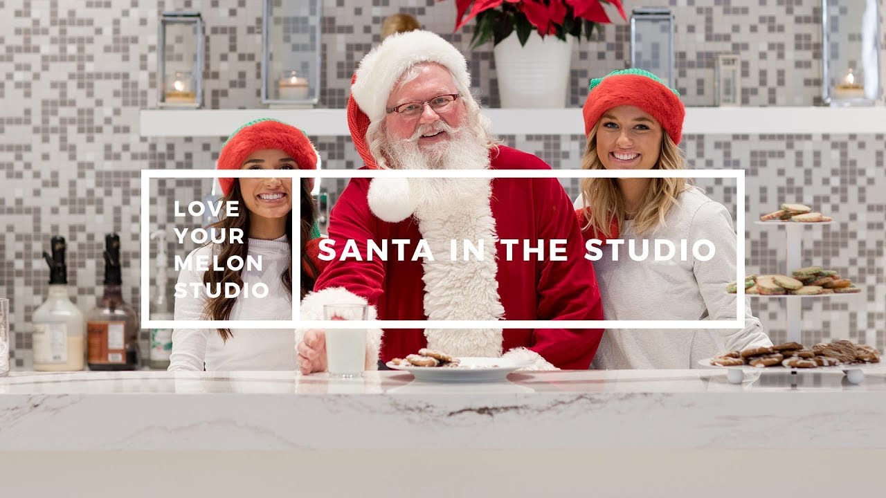 love your melon santa hat