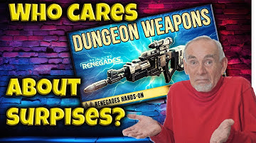 Community is FURIOUS about D2 Renegades Dungeons Being *Leaked* Anyway, here is full weapon list!