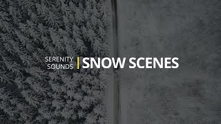 Winter Landscape Ambience | Peaceful Snowy Scenes & Relaxing Music