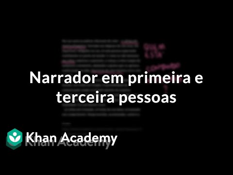 Narrador em primeira e terceira pessoas