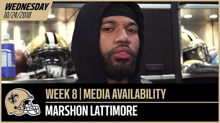 Marshon Lattimore: "We just added a great player" | Week 8 Post-Practice