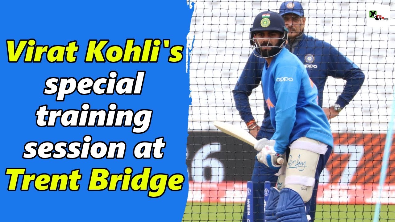 Watch: What did Virat Kohli do during training ahead of NZ clash? | ICC CWC 2019