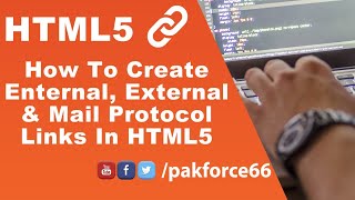 Html5 Tutorials For Beginners In Urdu Part 18 Create Internal External & Mail Protocol Link In Html