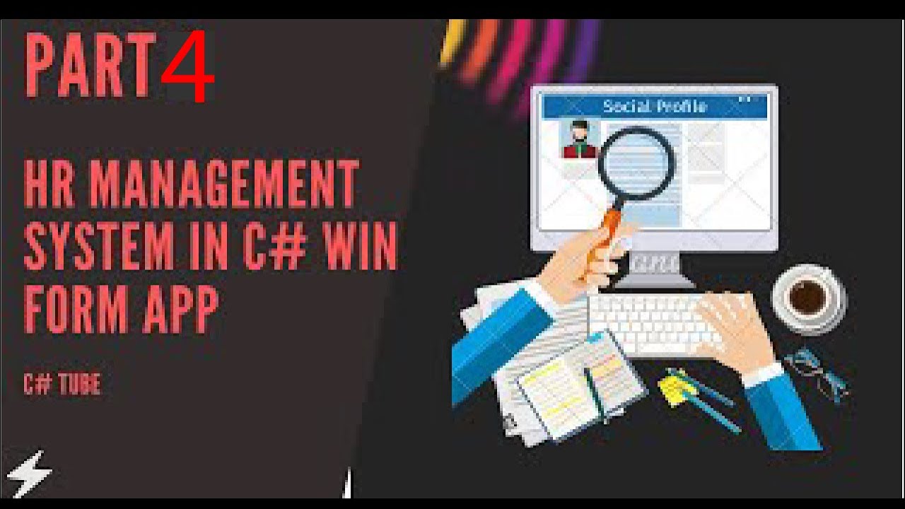 Part[ 4] HR Management System in windows form app. - YouTube