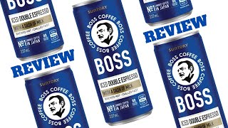 Boss Iced Double Espresso Taste Test and Review - Japan's Number One Coffee in a Can Review