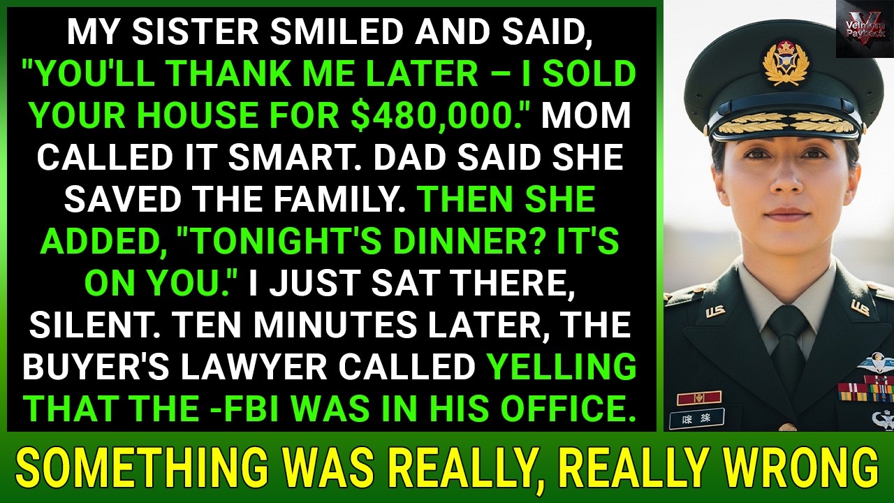 My Sister Secretly Sold My Luxury House for $480,000 — Then the FBI Arrived at Dinner