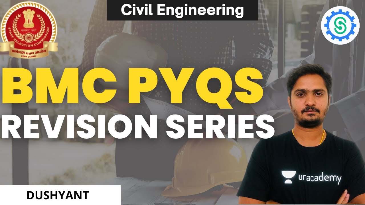 BMC Previous Year Questions - Part - 1| Revision Series | SSC JE 2022 | Dushyant