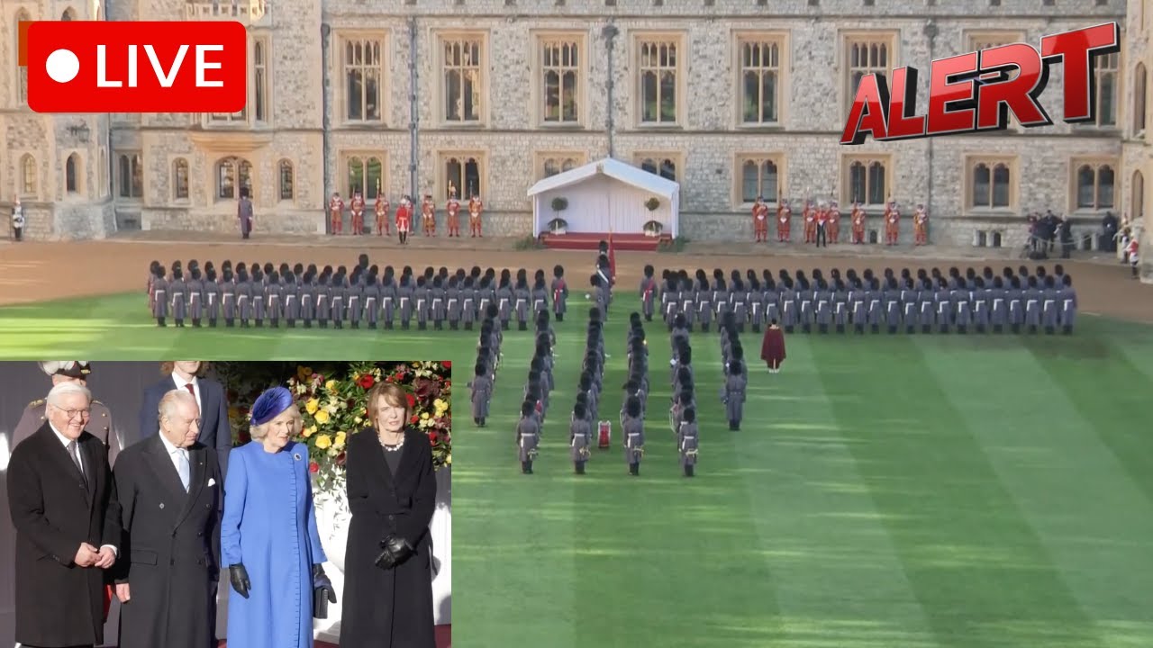 Royal Welcome at Windsor! King & Queen Receive Germany’s President