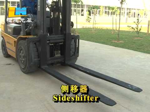Side shift forklift attachment