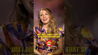 Blake Lively Called Ryan Reynolds Funny And Charming 🤩😂 #shorts