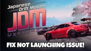 How To Fix JDM: Japanese Drift Master Not Launching issue on PC #japanesedriftmaster #notlaunching