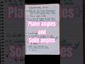 Supplementary Units | Plane and Solid Angles | Class 11| Physics #science #physics