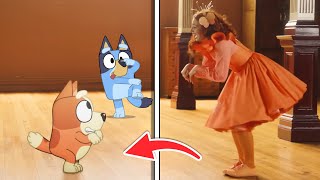 Top 6 Bluey Dances IN REAL LIFE!