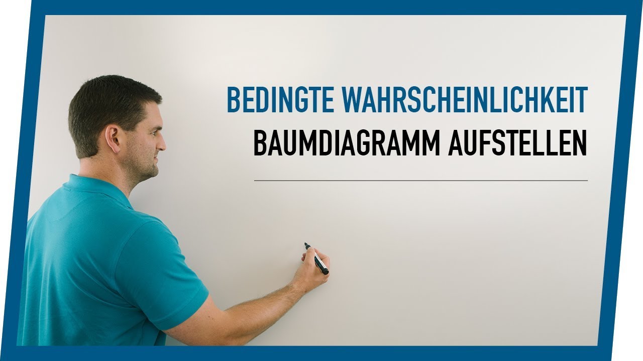 Bedingte Wahrscheinlichkeit Baumdiagramm 4 Felder Tafel Ansatz