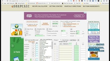 How To Use Soapcalc Lye Calculator