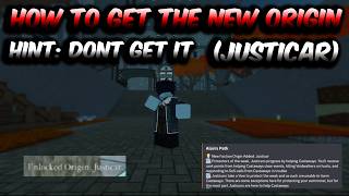 HOW TO GET THE NEW ORIGIN 'JUSTICAR' | Deepwoken