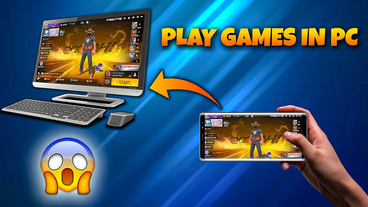 HOW TO PLAY FREE FIRE ON PC & LAPTOP  FREE FIRE GAMEPLAY ATHLON 3000G 