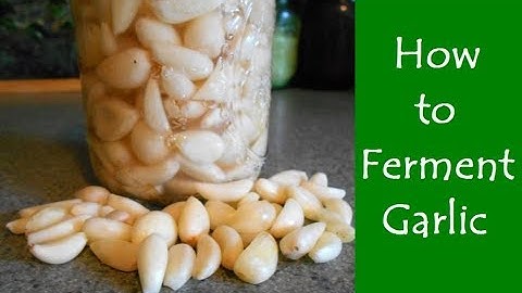 How To Ferment Garlic