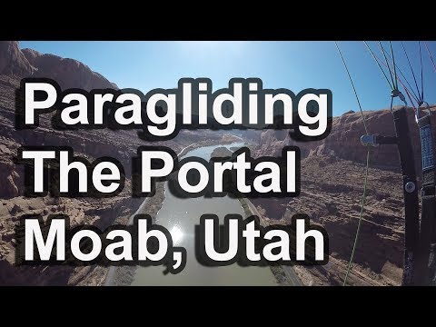 Paragliding Sled Rides Portal Launch Moab Utah Ozone BGD Sand Dunes