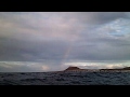 Arco iris en el Estrecho del Río (entre La Graciosa y Lanzarote)