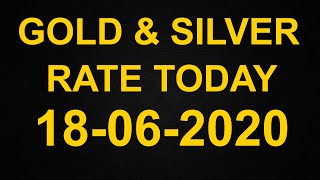Gold and Sliver Rate Today | Chennai Gold Rate Today | 18/06/2020