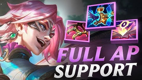 EZREAL SUPPORT maar het is VOLLEDIGE AP E MAX
