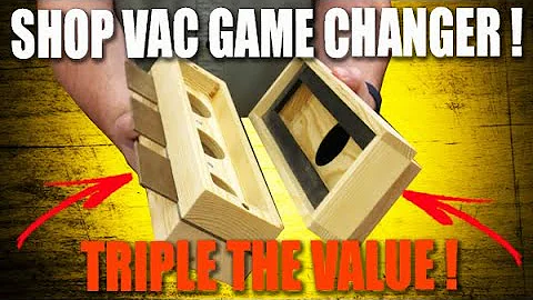 HOMEMADE Shop Vac Device TRIPLES your dust collection!