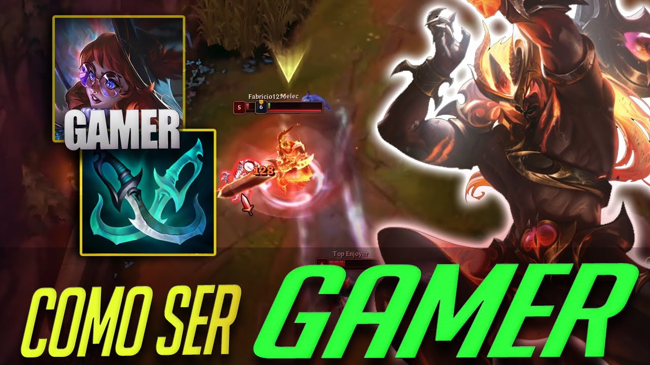 TUTORIAL DE COMO SER GAMER Y JUGAR TRYNDAMERE *OMG* - LEAGUE OF LEGENDS