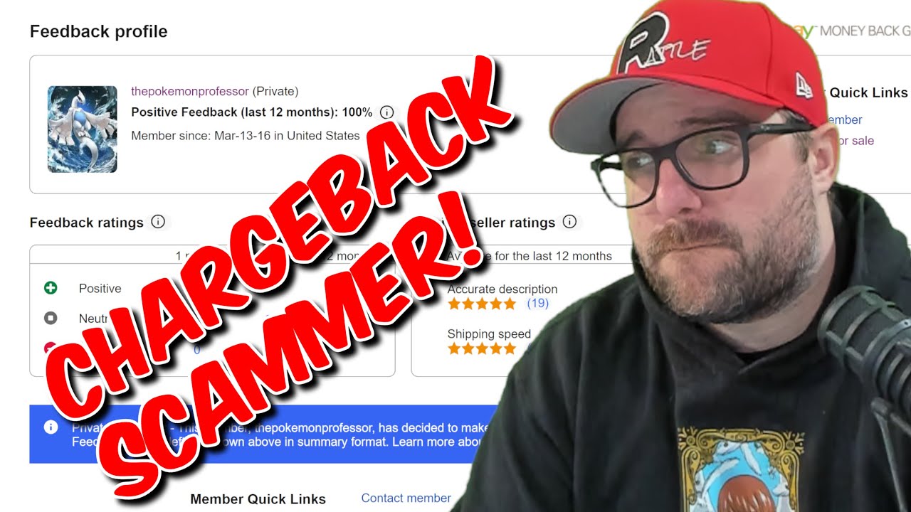 Pokemon Card eBay Chargeback Scammer Achieves Grand Larceny