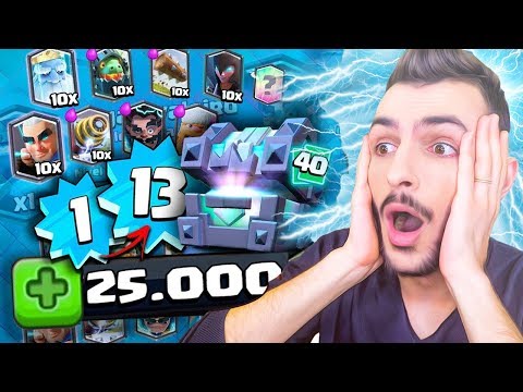 كلاش رويال صرف 28 الف جوهرة ب ثواني يوم الليجندري العالمي 3