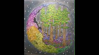 Worlds Within Worlds by Kerby Rosanes | Black Widow colored pencils