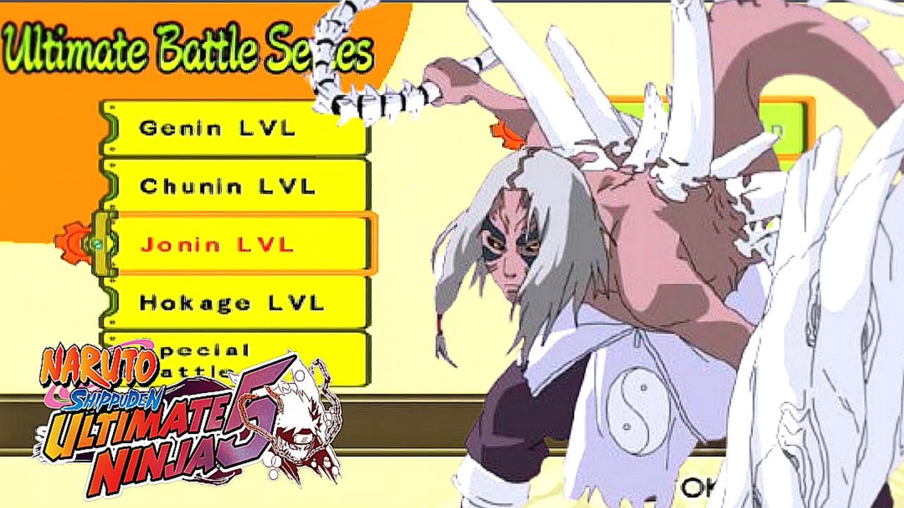 ULTIMATE BATTLE SERIES [KIMIMARO] - NARUTO SHIPPUDEN ULTIMATE NINJA 5 [PS2]
