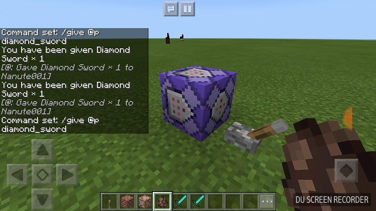 Minecraft 3 cool tricks with a command block - YouTube