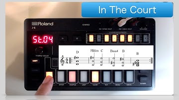 [Roland J-6] In The Court : Making a sequence without using a chord set